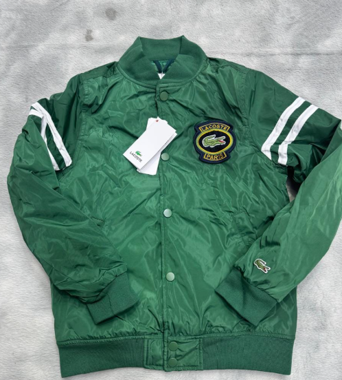 Lacoste Unisex Long Sleeve Varsity Bomber Jacket