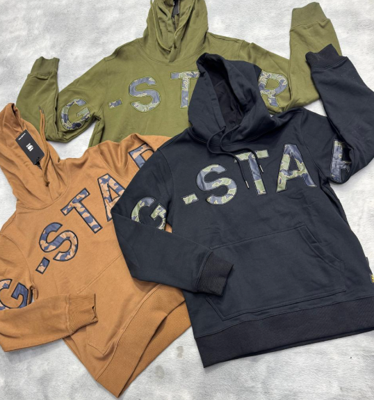 G-Star Raw Varsity Felt Hooded Sweater