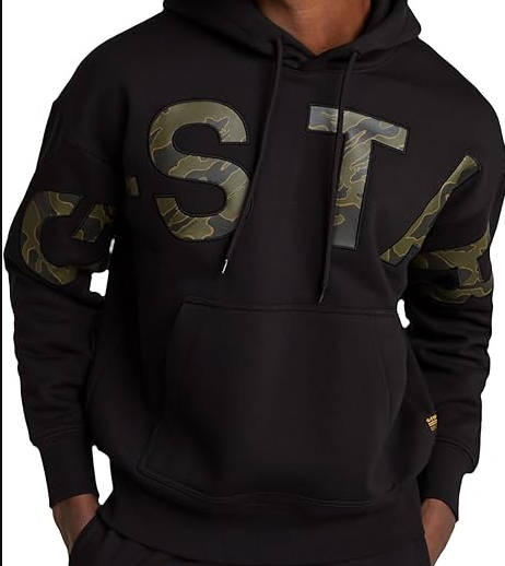 G-Star Raw Varsity Felt Hooded Sweater
